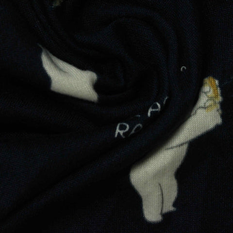 White Bear Milk Silk Knit, Polyester