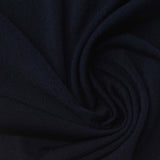 Polyester Stretch ITY Knit Fabric, 205 gsm, 160 cm — Black — photo 3