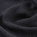 Dark Blue Floral Jacquard, Polyester — photo 3
