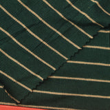 Yarn-Dyed Viscose Stretch Rib Knit Fabric, 215 gsm, 125 cm — Green — photo 3