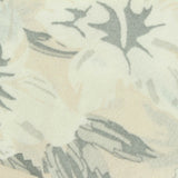 White Floral Crepe, Polyester — photo 3