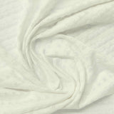 Cream Horizontal-Band Mesh, Polyester — photo 3