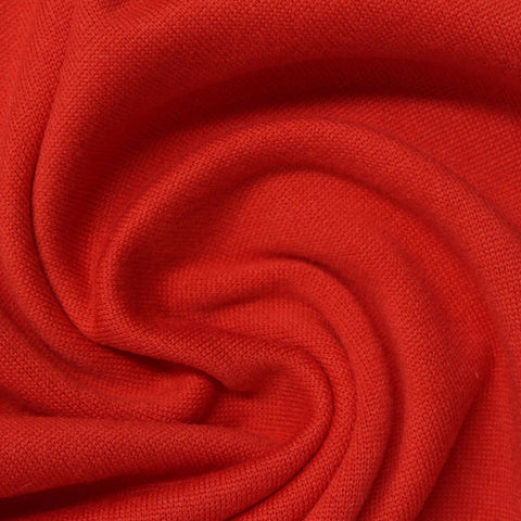 100% Polyester Fleece Fabric, 140 gsm, 170 cm — Red