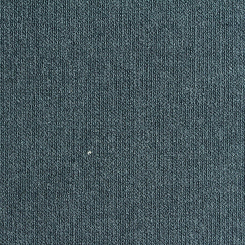 Brushed Polyester Cotton Chunky Knit Fabric, 275 gsm, 160 cm — Blue