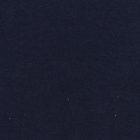 Cotton French Terry Fabric, 220 gsm, 175 cm — Navy
