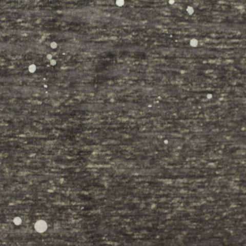 Dark Grey Marl Jersey Knit, Cotton-Poly, 125 gsm