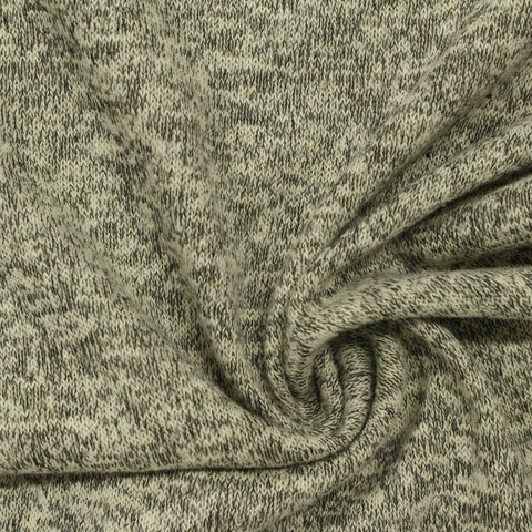 Heathered Grey Marl Chunky Knit, Poly-Acrylic