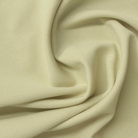 Light Beige Textured Interlock Knit, Poly-Nylon