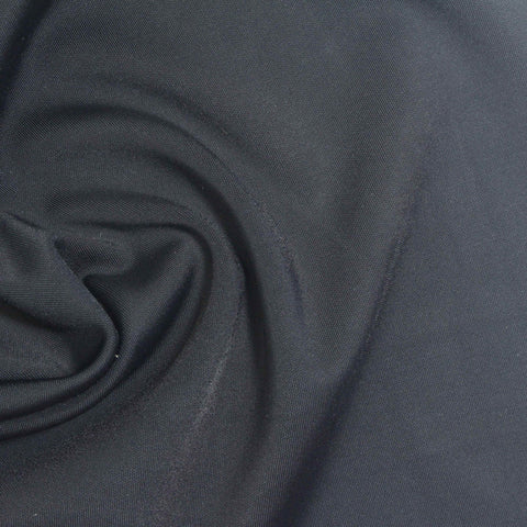 Nylon Stretch Interlock Knit Fabric, 280 gsm, 170 cm — Navy