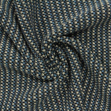 Striped 100% Cotton Chunky Knit Fabric, 260 gsm, 152 cm — Grey — photo 3