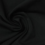 Nylon Stretch Knit Fabric, 180 gsm, 155 cm — Black — photo 3