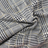 Black Plaid Jacquard, Polyester — photo 3