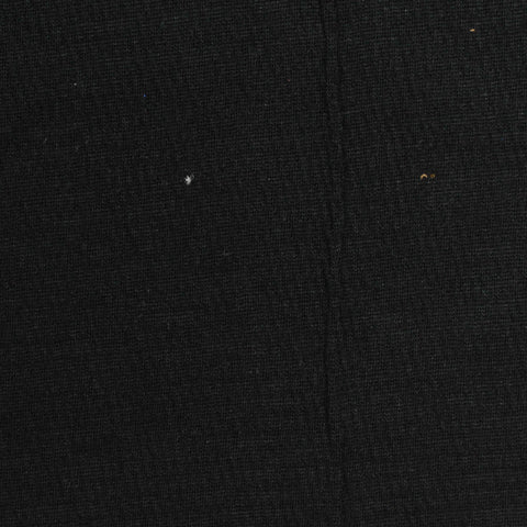 Polyester Viscose Stretch Crepe Fabric, 140 gsm, 140 cm — Black