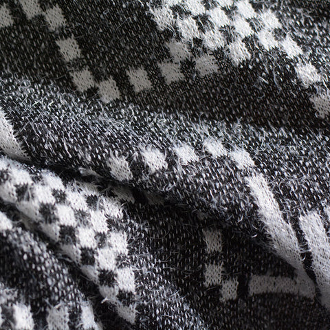 White Lines Chunky Knit, Cotton-Poly