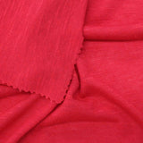 Red Heathered-Marl Jersey Knit, Poly-Linen — photo 3
