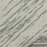 Black Horizontal-Stripe Chunky Knit, Polyester — photo 3