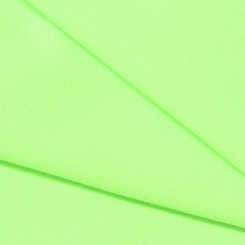 Polyester Stretch Bengaline Fabric, 255 gsm, 150 cm — Green
