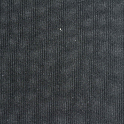 Polyester Cotton Stretch Rib Knit Fabric, 275 gsm, 120 cm — Grey, ref EF-260266