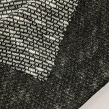 Black Textured Rib Knit, Polyester — photo 3