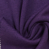 Heathered Purple Marl Rib Knit, Viscose-Nylon — photo 3