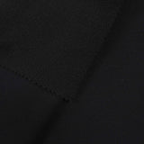 Polyester Stretch Scuba Knit Fabric, 364 gsm — Black — photo 3