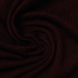 Striped Polyester Viscose Stretch Knit Fabric, 230 gsm, 138 cm — Red — photo 3