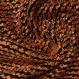Orange Horizontal-Stripe Chunky Knit, Viscose-Poly — photo 3