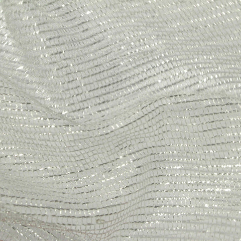 Silver Grid Knit, Nylon