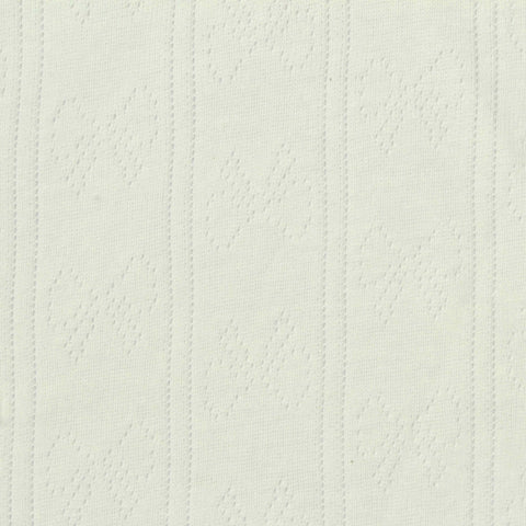 Off-White Tone-on-Tone Rib Knit, Cotton