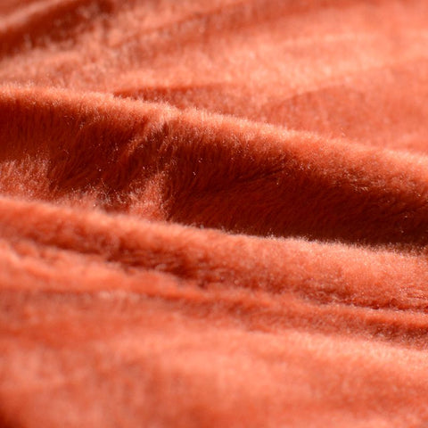 Fleece Fabric, 176 cm — Red