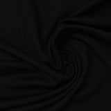 100% Polyester Jersey Knit Fabric, 115 gsm, 155 cm — Black — photo 3