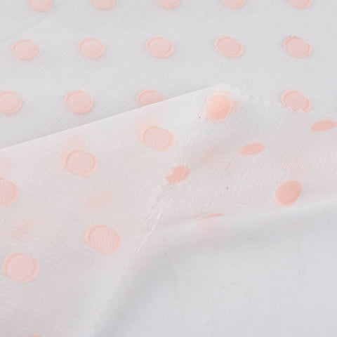 Pink Dots Jacquard, Viscose-Nylon, 52 gsm, 144 cm, ref EF-11681