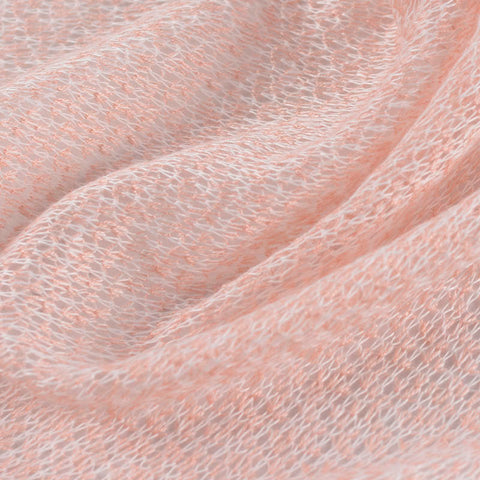 Light Pink Marl French Terry, Polyester
