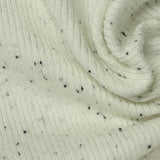 Light Grey Marl Rib Knit, Viscose-Poly — photo 3