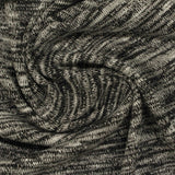 Black Heathered-Marl Jersey Knit, Viscose-Poly — photo 3