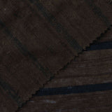 Brown Horizontal-Stripe Rib Knit, Linen — photo 3