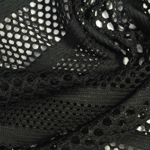 Black Stripe Lace, Polyester