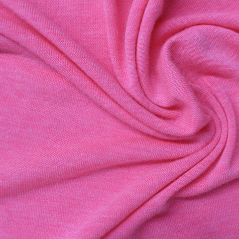 Heather Pink Marl Jersey Knit, Poly-Viscose