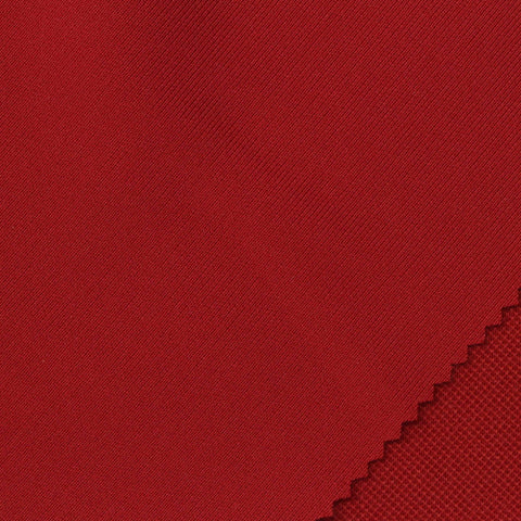Tencel Lyocell Polyester Stretch Scuba Knit Fabric, 320 gsm, 170 cm — Red