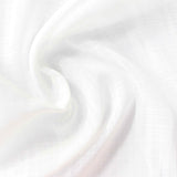 Striped 100% Polyester Chiffon Fabric, 80 gsm, 145 cm — White — photo 3