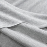 Grey Marl Jersey Knit, Poly-Cotton — photo 3