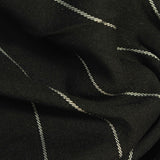 White Vertical-Pinstripe Linen-Look, Nylon-Cotton — photo 3