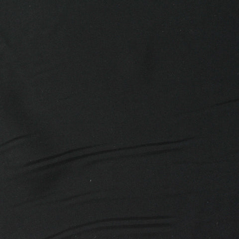 100% Polyester Knit Fabric, 60 gsm, 155 cm — Black