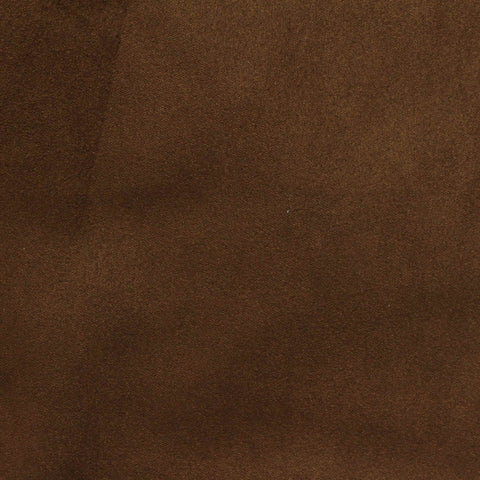 Polyester Stretch Faux Suede Fabric, 261 gsm, 160 cm — Brown