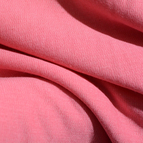 100% Cotton French Terry Fabric, 273 gsm, 160 cm — Red