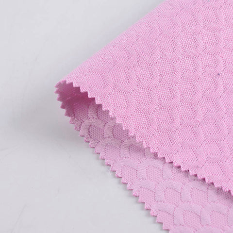 Light Purple Tone-on-Tone Jacquard, Cotton-Poly