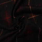 Dark Red Lines Jersey Knit, Polyester — photo 3
