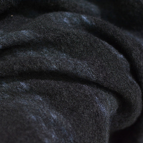 Black Marl Chunky Knit, Polyester, 180 gsm