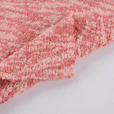 Pink Horizontal-Stripe Chunky Knit, Polyester — photo 3