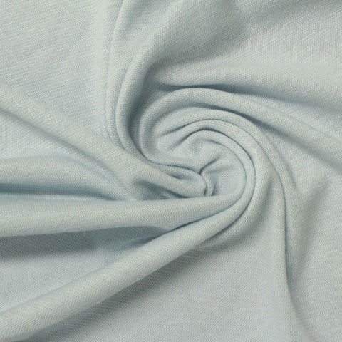 Pale Sage Rib Knit, Poly-Viscose